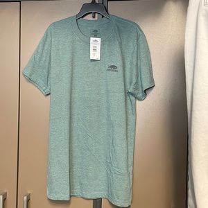 AFTCO short sleeve small heather green T shirt
